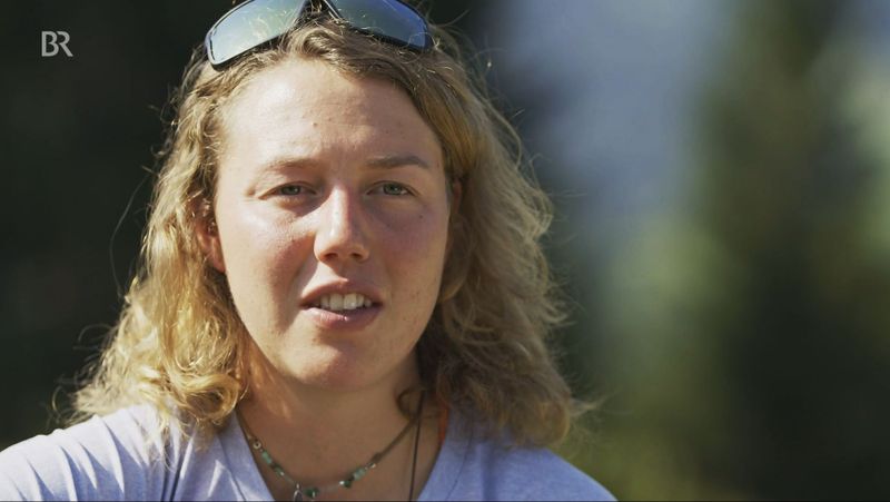 "Man muss sich zu 100 Prozent sicher sein, was man da macht, und die Risiken und Konsequenzen wissen", sagt Laura Dahlmeier im BR-Film "Gratwanderung".