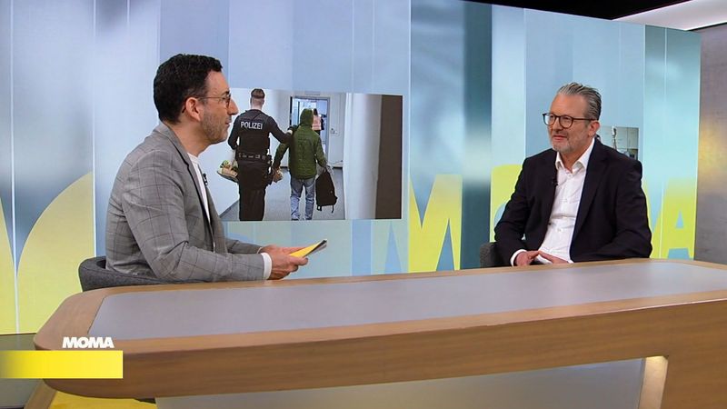 Wolfgang Trefzger von der Industrie- und Handelskammer NRW stellte sich den Fragen von ARD-Moderator Till Nassif.