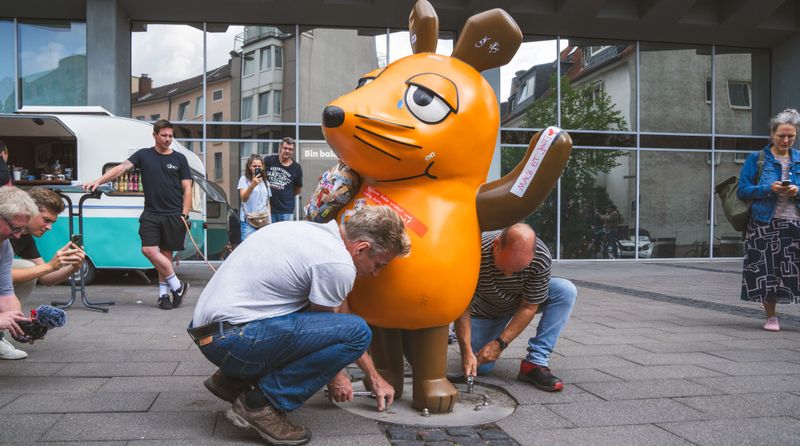 Die WDR-Maus wird derzeit in einer Werkstatt in Hannover auf ihre mögliche Instandsetzung hin untersucht.