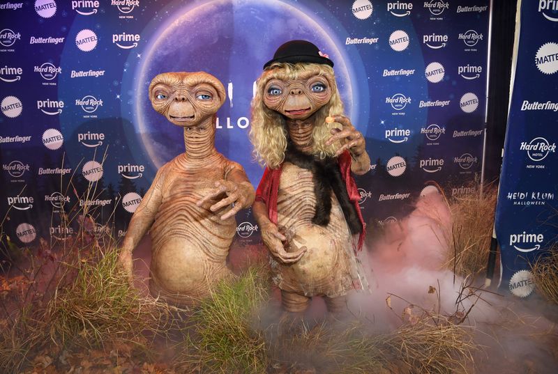 2023 präsentierten sich Heidi Klum und ihr Mann Tom Kaulitz zu Halloween als E.T.