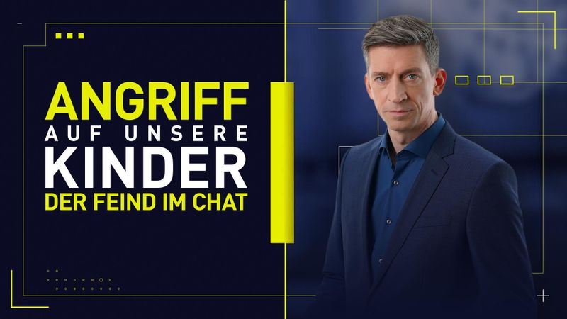 Moderator Steffen Hallaschka führt durch die Live-Sendung "Angriff auf unsere Kinder - Der Feind im Chat".