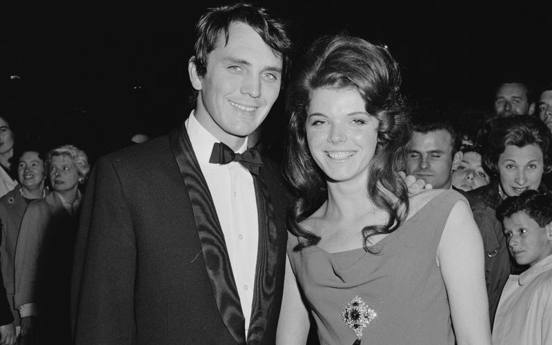 Terence Stamp mit Schauspielerin Samantha Eggar bei der Premiere von "Die Verdammten der Meere" (Original-Titel: "Billy Budd"). Der Film machte Tramp zum Star.
