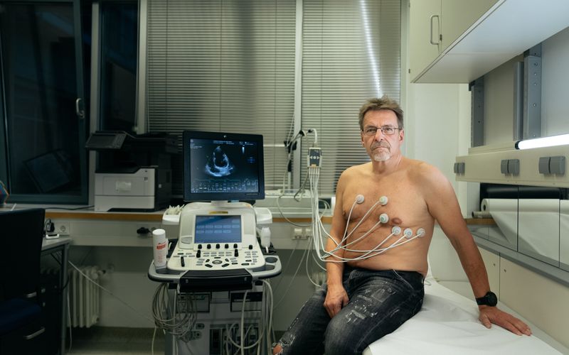 Harald verfügt mit 59 nur noch über 17 Prozent Herzleistung. 
