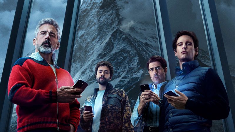 Kommt einem bekannt vor: Die Welt ist Tech-Bros (von links: Steve Carell, Ramy Youssef, Jason Schwartzman, Cory Michael Smith) ausgeliefert.