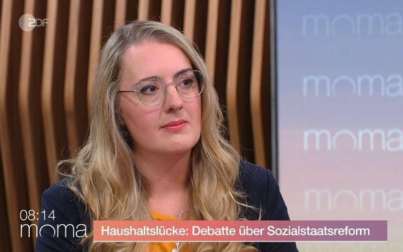 Katharina Dröge, Fraktionsvorsitzende der Grünen, hat im ZDF-"Morgenmagazin" über die Nullrunde beim Bürgergeld gesprochen.