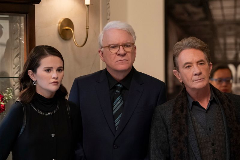 Worauf haben sie sich da eingelassen? Mabel (Selena Gomez), Oliver (Steve Martin,
Mitte) und Martin (Martin Short) verstehen ihr New York nicht mehr.