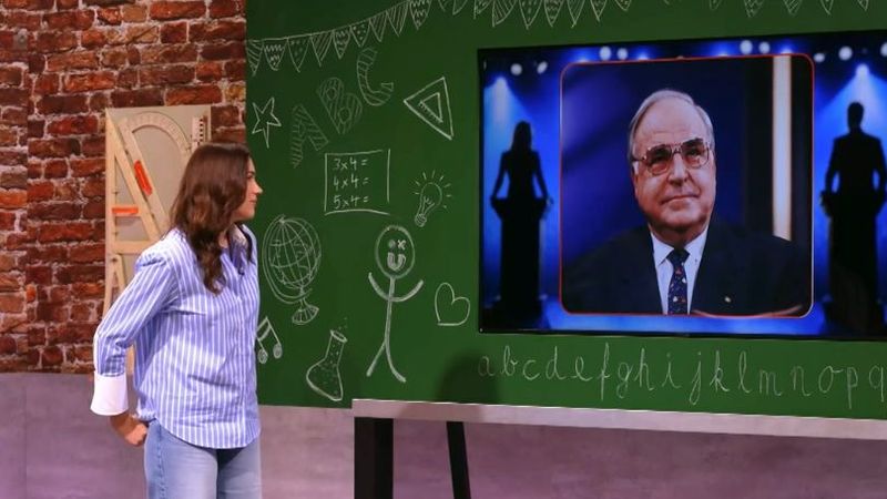 Diese Szene sorgte schon vor der Ausstrahlung für Schlagzeilen: Gloria-Sophie Burkandt, Tochter von CSU-Chef Markus Söder, erkennt Helmut Kohl nicht.