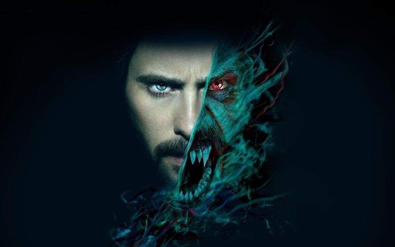 In der düsteren Comic-Verfilmung "Morbius" verwandelt Jared Leto sich in ein gruseliges Fledermaus-Monster.
