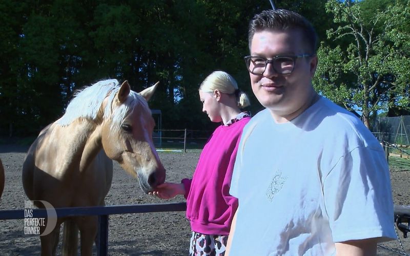 Gastgeber Finn und seine Frau Jessica züchten edle Reitponys.