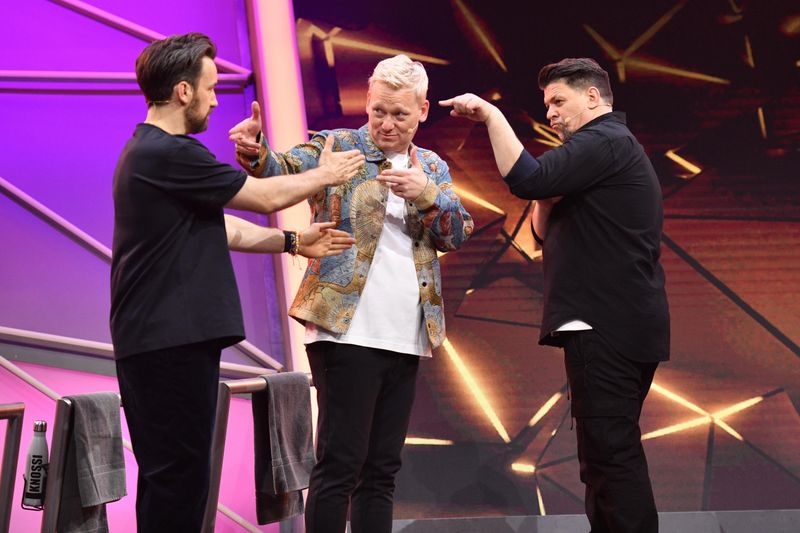 "Dschungelcamp"-Moderator Jan Köppen (links) ist "der neue im Bunde" in der RTL-Show "Drei gegen Einen".