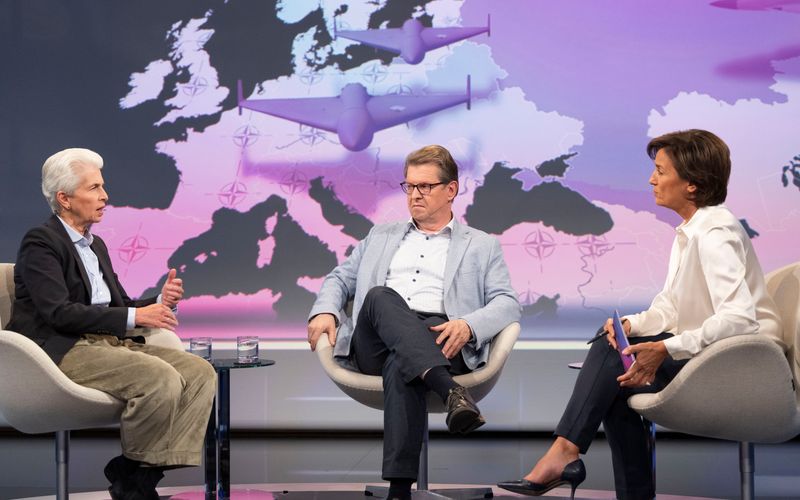 Ralf Stegner und Marie-Agnes Strack-Zimmermann waren am Mittwochabend zu Gast bei "maischberger".