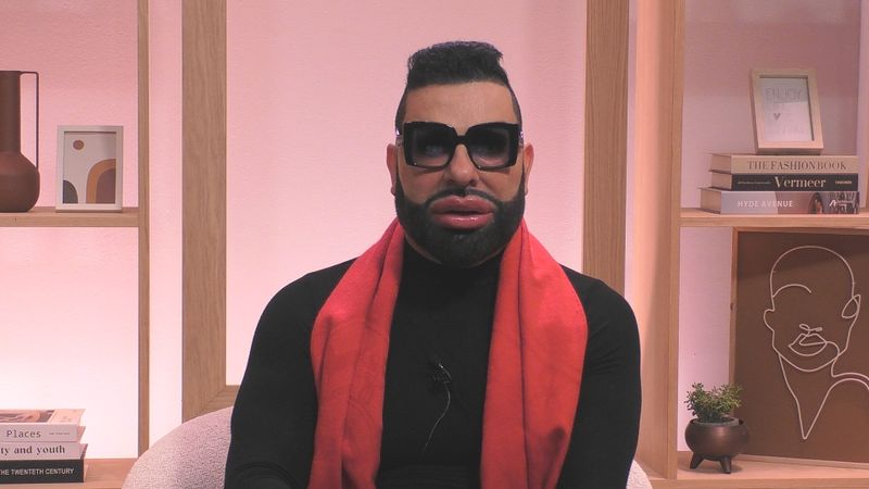 Der Designer war vom Anblick  wenig begeistert: "Ich sehe hier Sachen, damit habe ich nicht gerechnet."