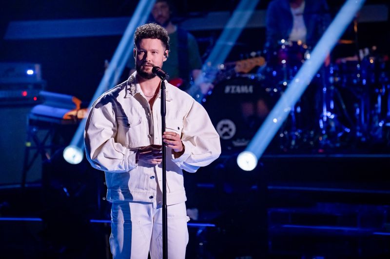 Calum Scott stand plötzlich auf der "The Voice of Germany"-Bühne.