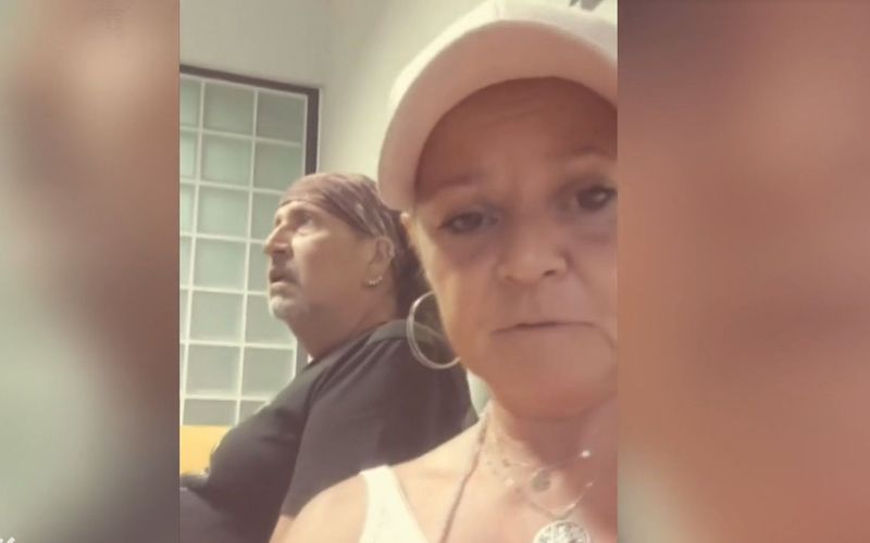 Thommy und Kathrin im Krankenhaus - am Anfang war "nur" Wasser in seinem Bauch. 