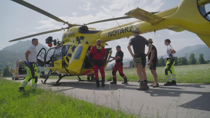 Viele Fälle liefert in Murnau der Rettungshubschrauber an.