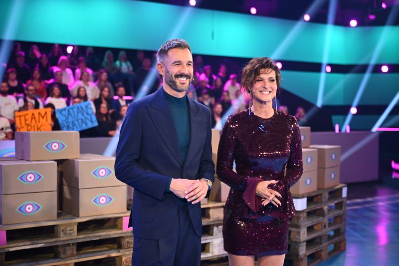 Marlene Lufen und Jochen Schropp führten durch das Finale von "Promi Big Brother" 2025.