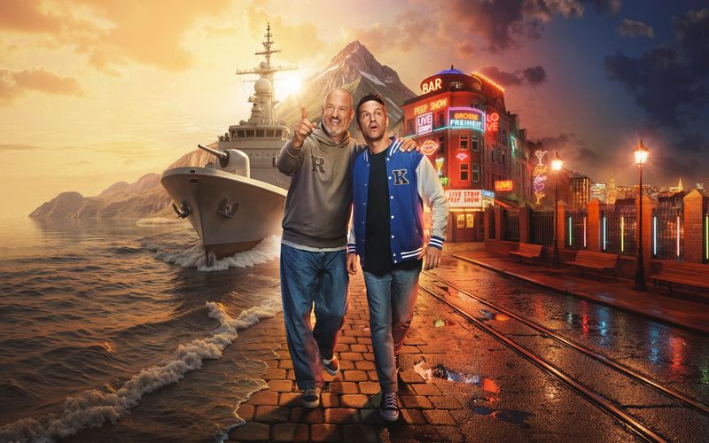 In der neuen Doku-Reihe "Mission Mittendrin!" begeben sich die TV-Köche Frank Rosin (links) und Alexander Kumptner an ungewöhnliche Orte.