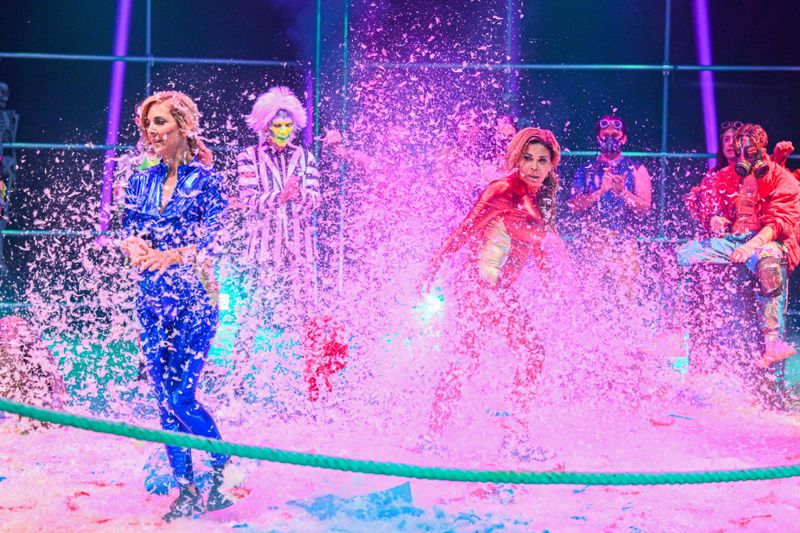 Danni Büchner (links) und Patricia Blanco müssen in der neuen ProSieben-Show "Die Abrechnung - Der Promi-Showdown" als Team antreten.