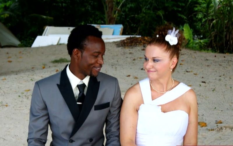 Da schien die Welt noch rosarot: Michael und Silvia bei ihrer Hochzeit vor 13 Jahren.