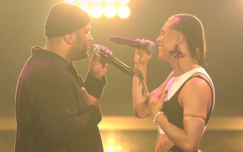 Vasco José Mano (l.) und Oxa performten das "Battle of the Night".