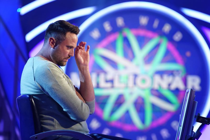 Florian Lorenz aus Lohmar amüsierte mit privaten Anekdoten und neckte Günther Jauch.