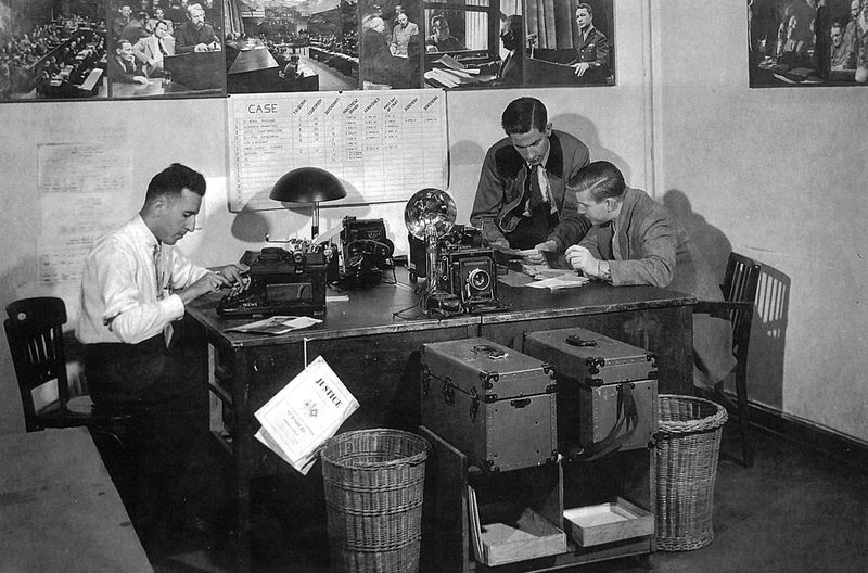 Journalisten begleiteten den Nürnberger Prozess gegen die Hauptkriegsverbrecher fast ein Jahr lang und berichteten in alle Welt.