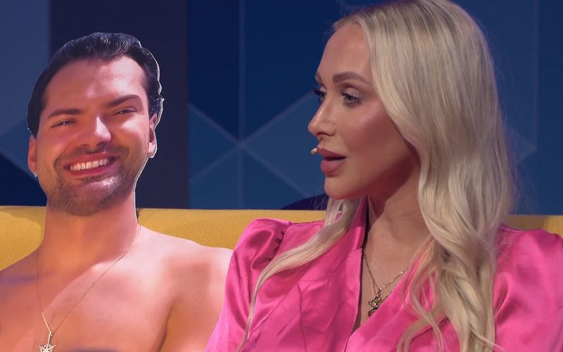 Beverlys Match Jimi Blue war nur als Pappaufsteller anwesend.