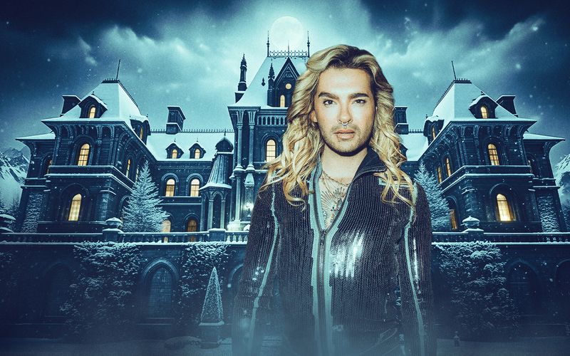 Bill Kaulitz mischt beim "Live-Krimi-Dinner" in der ARD mit.