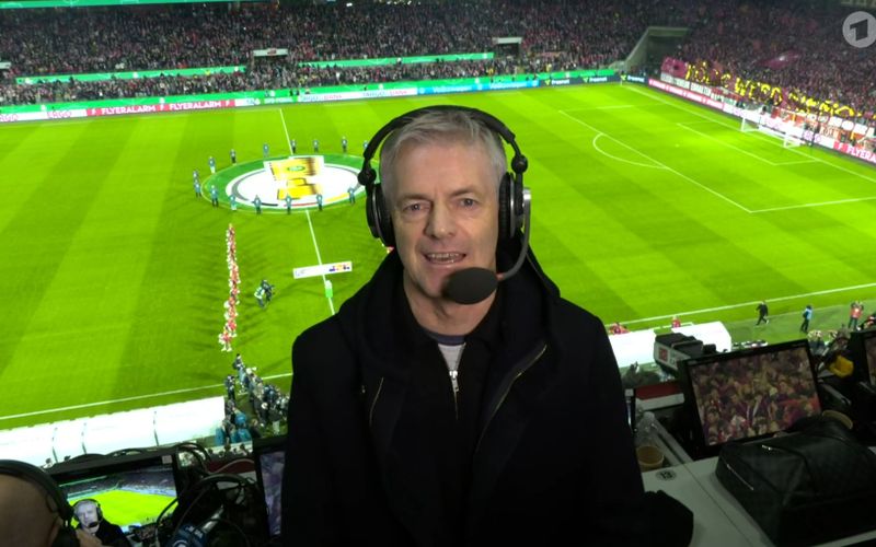 "Sportschau"-Reporter Tom Bartels kommentierte am Mittwochabend die Pokal-Begegnung 1. FC Köln gegen Bayern München.