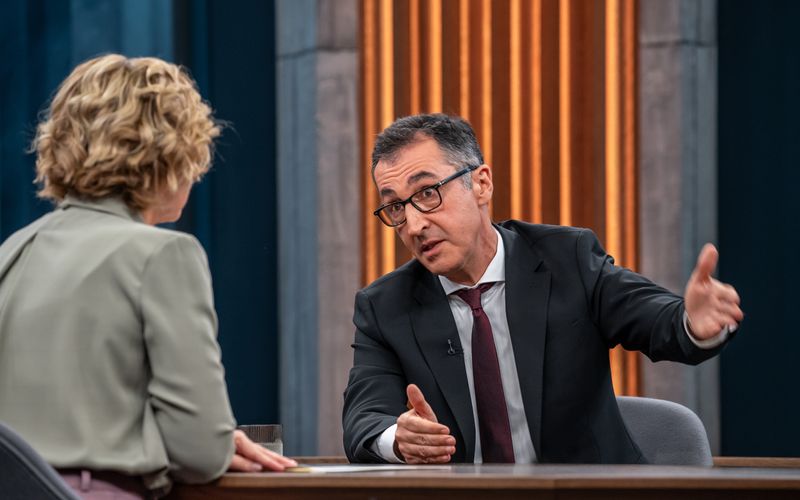 Cem Özdemir gab sich bei "Caren Miosga" optimistisch.