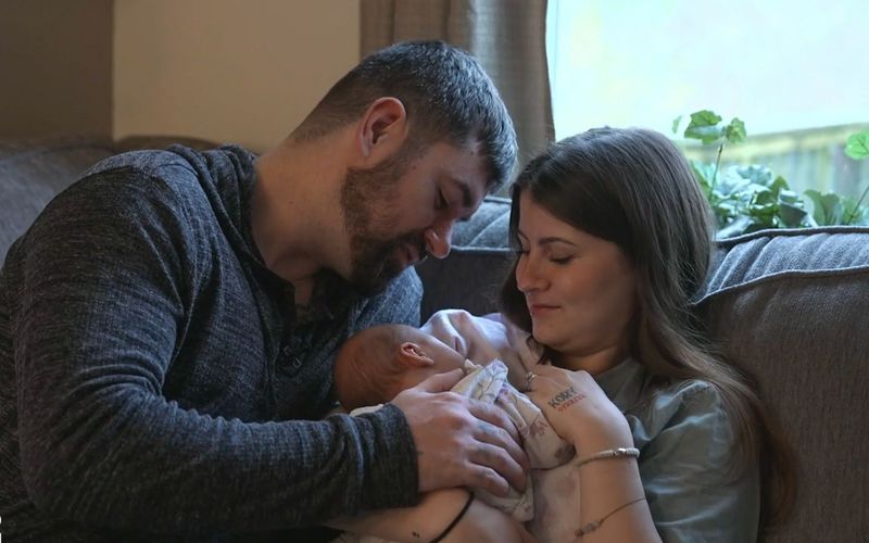 Eine glückliche Familie - doch hinter Kory und Rebecca liegen harte Zeiten.