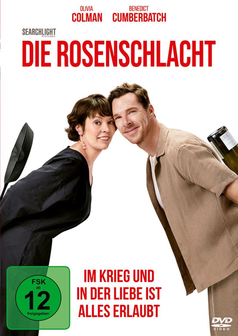 "Die Rosenschlacht" ist eine Neuinterpretation von Danny DeVitos "Der Rosenkrieg" (1989), in der sich Oscar-Preisträgerin Olivia Colman und Benedict Cumberbatch das Eheleben zur Hölle machen.
