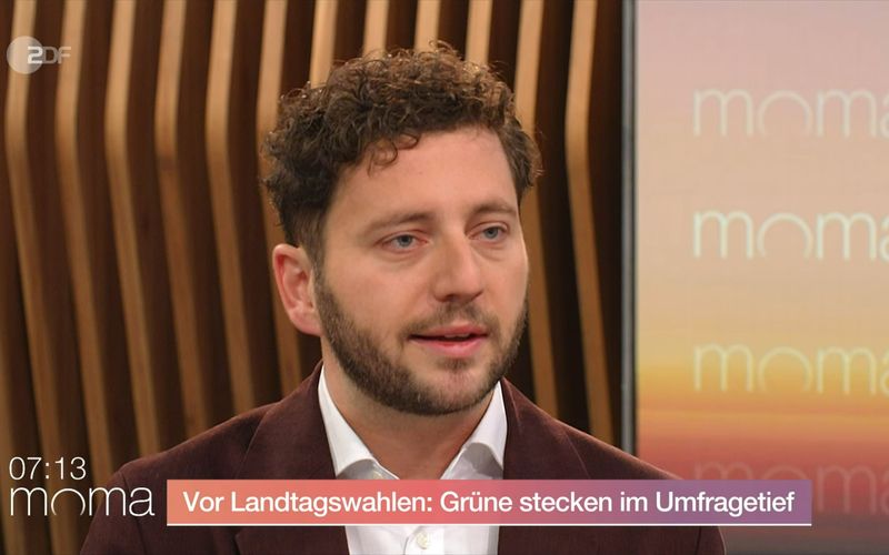 Grünen-Chef Felix Banaszak sprach im ZDF-Moma von einem "Winter der Enttäuschungen".
