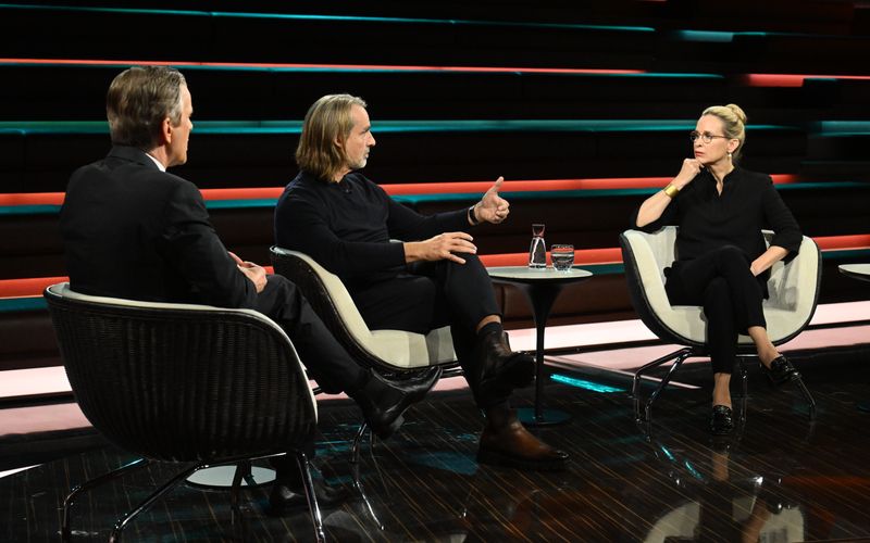 Markus Lanz (links) hatte unter anderem Richard David Precht und Frauke Brosius-Gersdorf zu Gast.