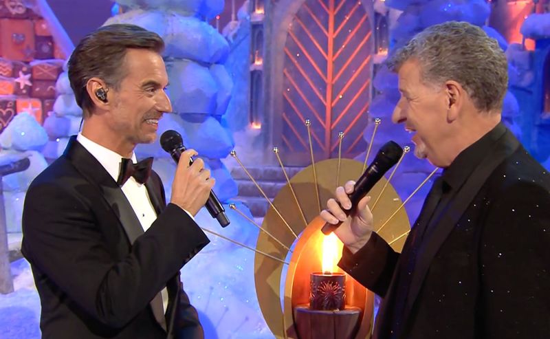 Semino Rossi (rechts) beichtete Florian Silbereisen einen früheren Polizeieinsatz.