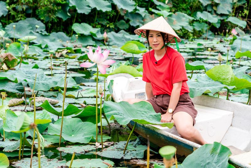 Mai Thi Nguyen-Kim besucht auf ihrer Reise durch Vietnam auch das Mekong-Delta. 