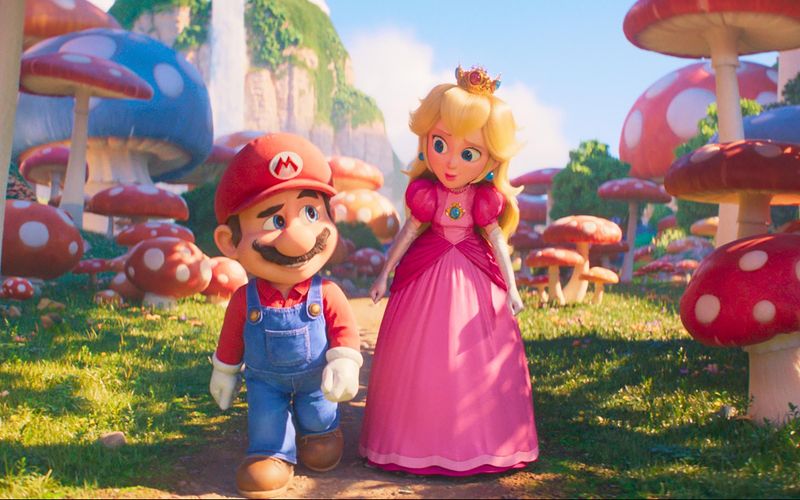 Sie sind ein ziemlich ungleiches Paar, auch in dieser Geschichte: Mario und Prinzessin Peach.