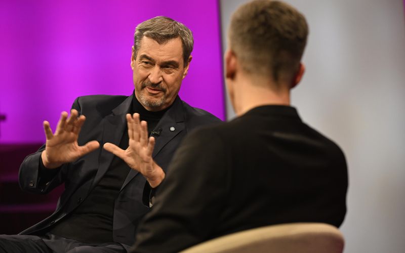 Markus Söder hat beim RTL-Jahresrückblick über das politische 2025 gesprochen.