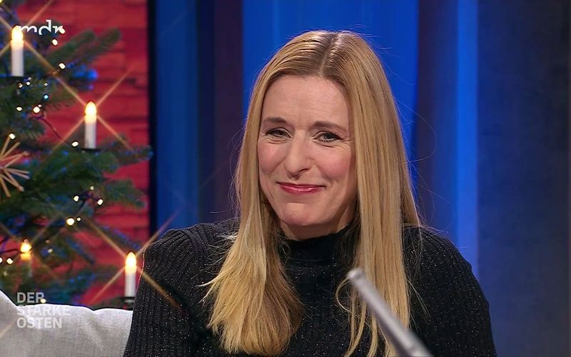 Stefanie Hertel schien sichtlich irritiert, als eine Anruferin auf ihren Ex-Mann zu sprechen kam.