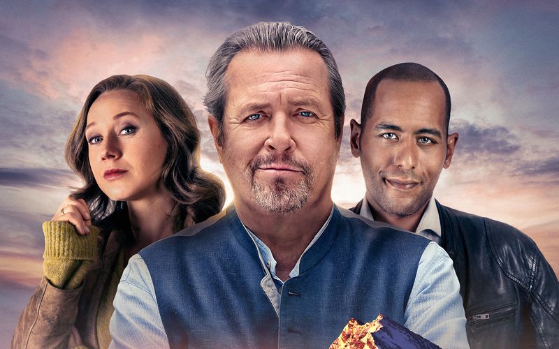 Sophia Strasser (Katharina Leonore Geobel, von links), Benedikt Beissl (Andreas Giebel) und Jerry Paulsen (Peter Marton) ermitteln dieses Mal in Spielfilmlänge, in "Watzmann ermittelt - Die Tränen der Madonna".