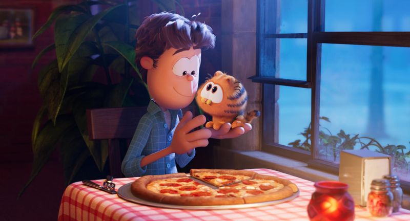 Wie haben sich Garfield und sein Herrchen Jon eigentlich kennengelernt? Auch das verrät der Animationsfilm. 