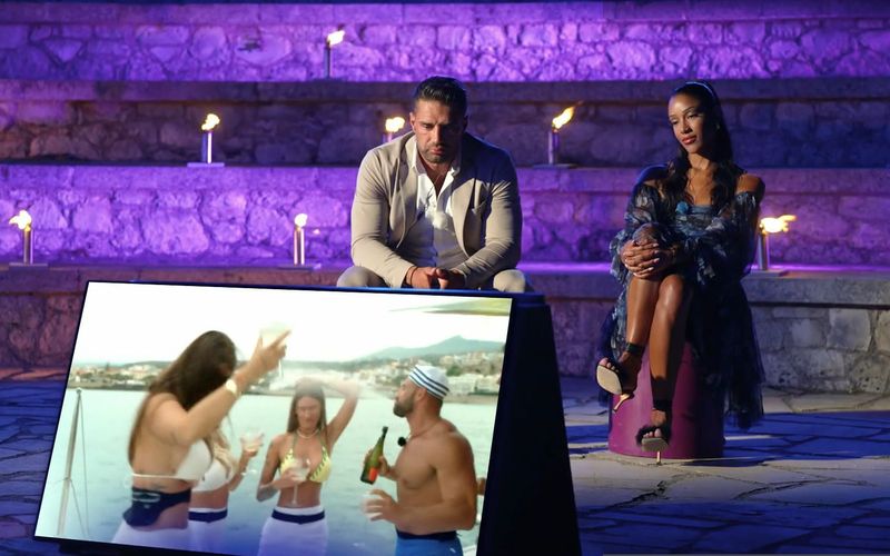 "Guck mal, wie ekelhaft", kommentiert Vanessa Aleks' Verhalten. 