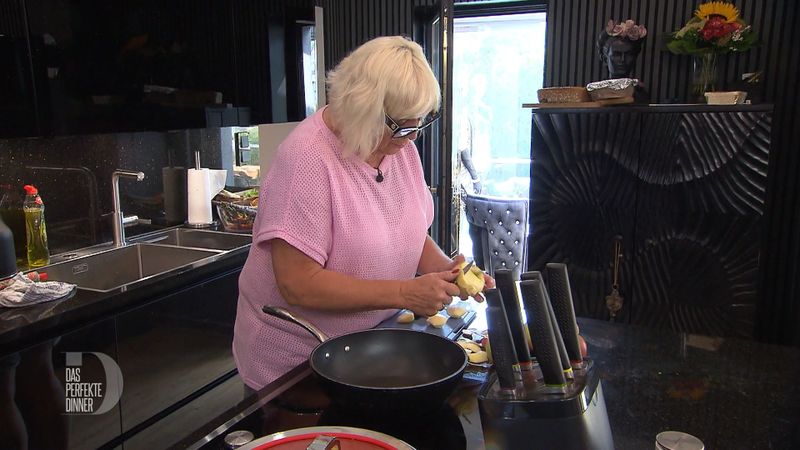 Der Apfel zieht sich als roter Faden durch Petras Menü.
