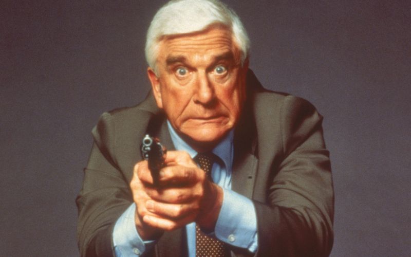 Die Rolle seines Lebens: Dreimal spielte Leslie Nielsen im Kino den Ermittler Frank Drebin in "Die nackte Kanone".