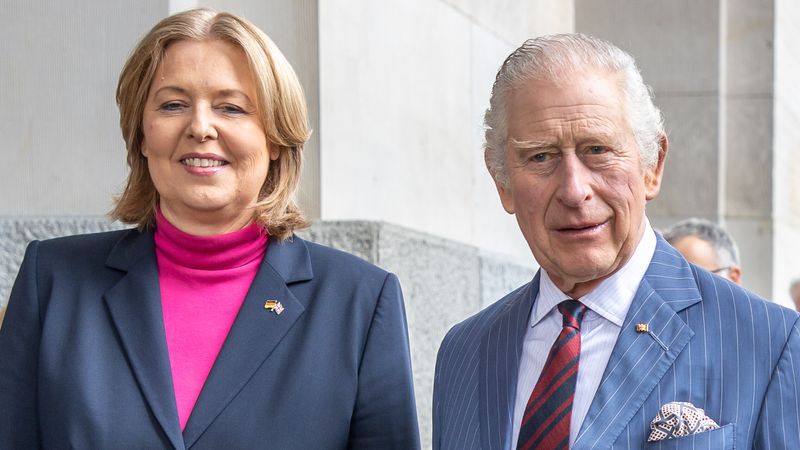 Als damalige Bundestagspräsidentin durfte Bärbel Bas 2023 dem britischen König Charles III. das deutsche Parlament zeigen.