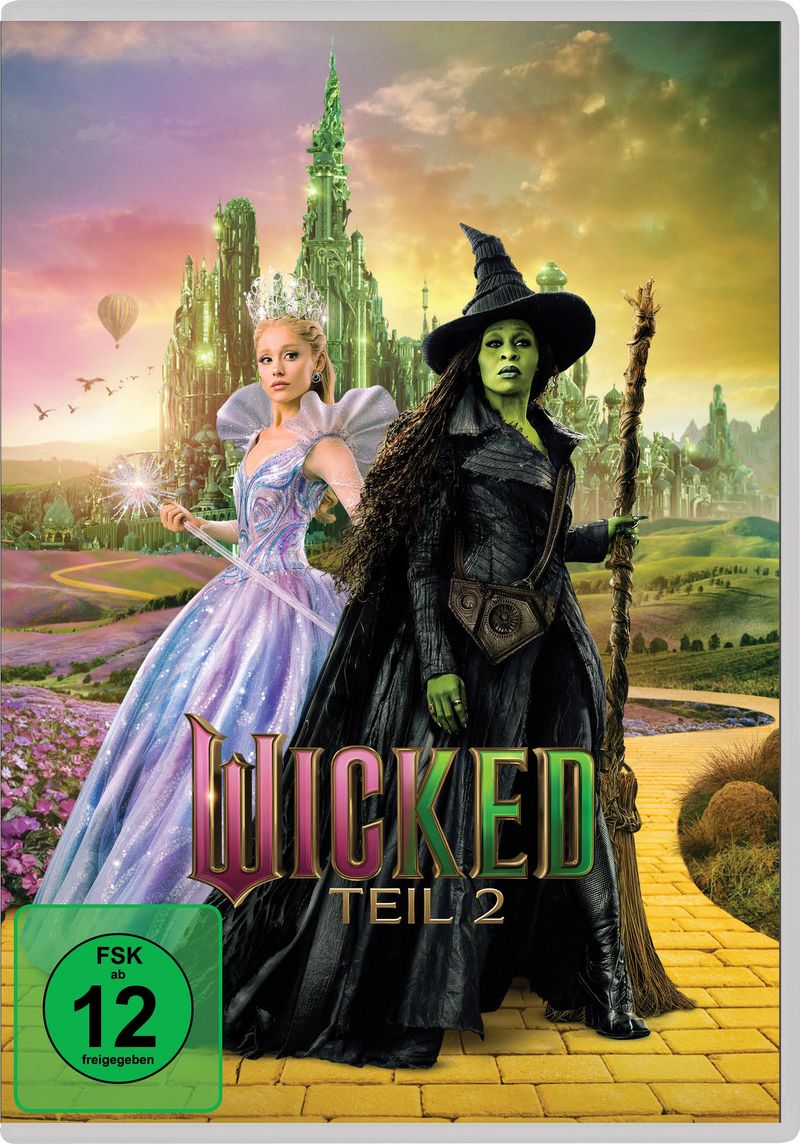 "Wicked: Teil 2" ist der Abschluss einer zwei Kapitel umfassenden Verfilmung des Broadway-Musicals "Wicked - Die Hexen von Oz", das den Kinderbuch- und Leinwandklassiker "Der Zauberer von Oz" aus einer unerwarteten Perspektive beleuchtet.