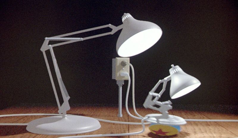 Hier hat die Lampe ihren Ursprung: in "Die kleine Lampe", dem allerersten animierten Film von Pixar Animation Studios.