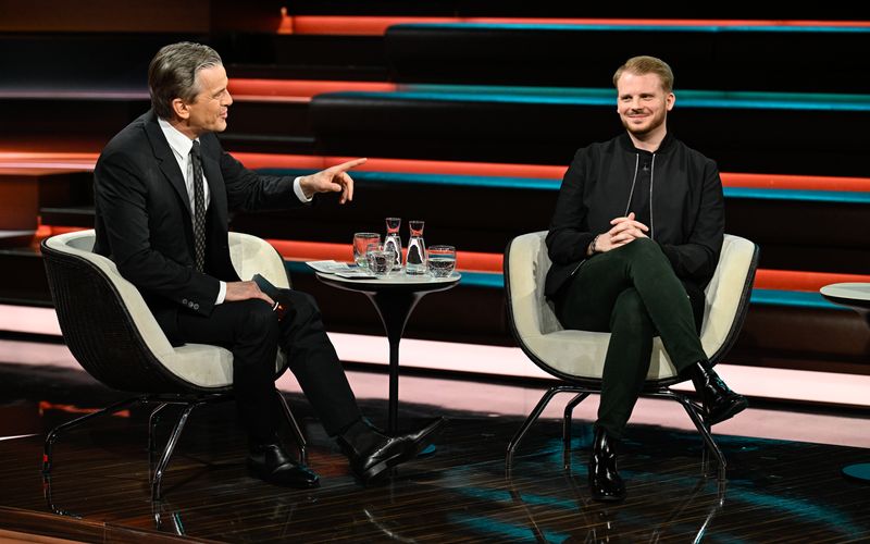 Markus Lanz (links) nahm SPD-Generalsekretär Tim Klüssendorf in die Mangel.