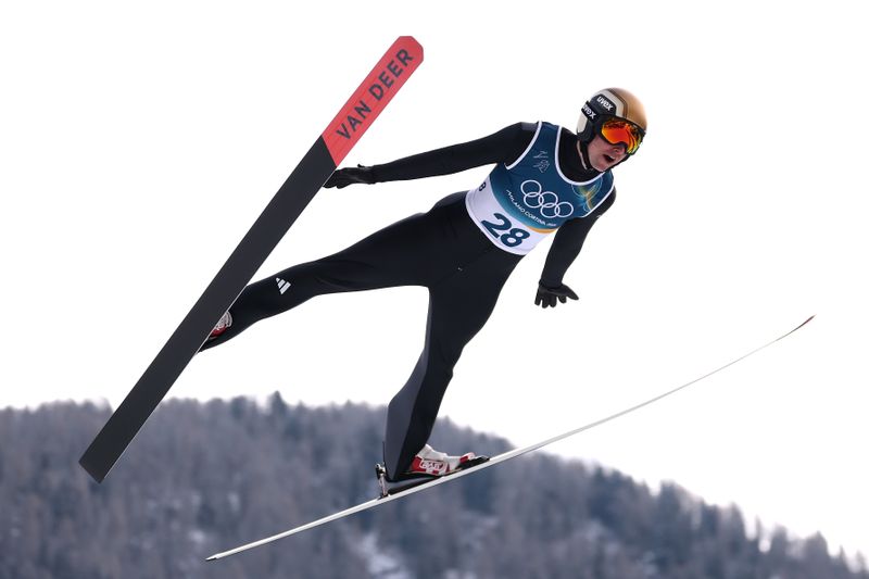 Nach dem Springen konnte sich der Nordische Kombinierer Vinzenz Geiger noch Medaillenchancen ausrechnen.