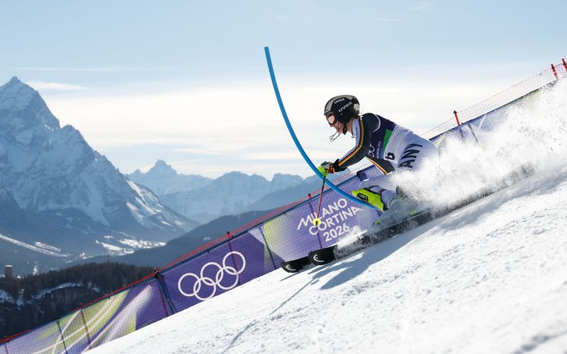 Lena Dürr legte im olympischen Slalom einen furiosen ersten Lauf hin. Im zweiten ereilte sie ein Drama.
